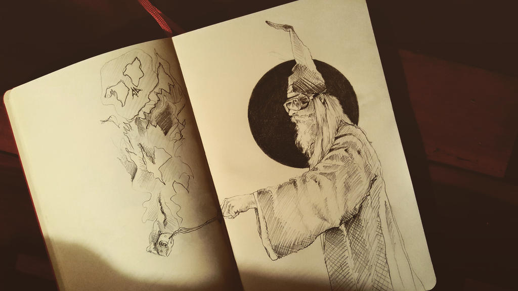 Random Wizard Sketch by Levicentini on DeviantArt