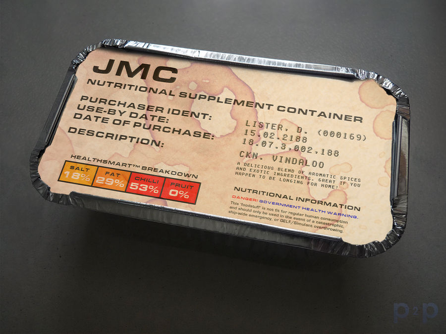 Red Dwarf Curry Carton by P2Pproductions