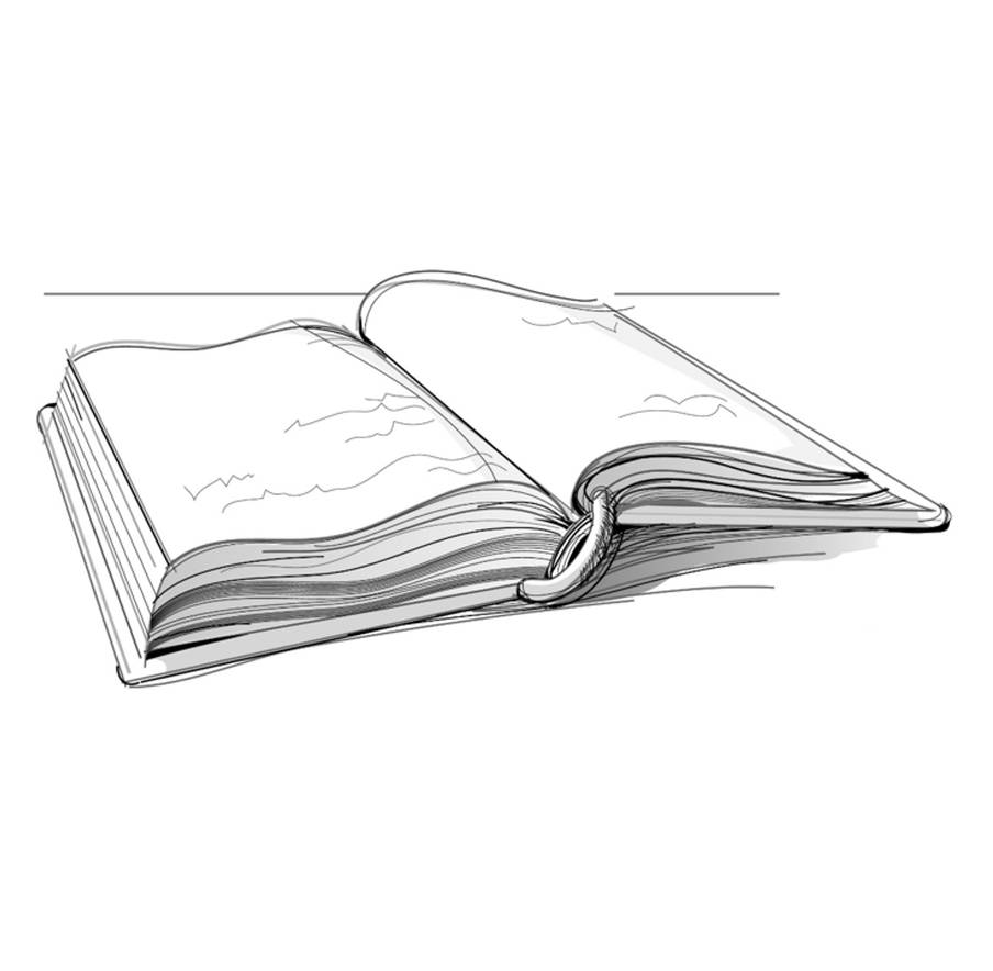 How to Draw an Open Book 