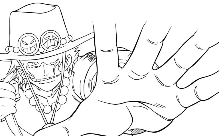 Ace Lineart By D re On Deviantart Ace Lineart By D re On Deviantart