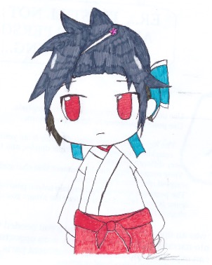 Nisekoi | Chibi Shrine Maiden Tsugumi Seishirou