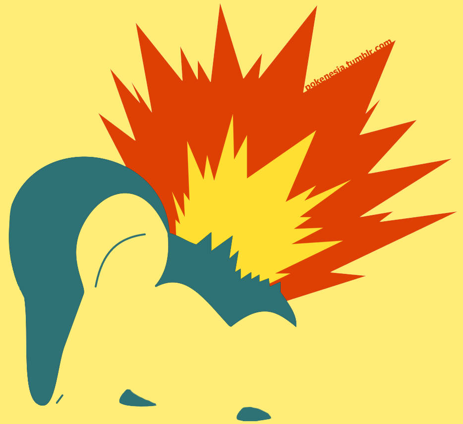 Cyndaquil Silhouette