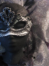 C'est l'amour Handmade Leather Mask