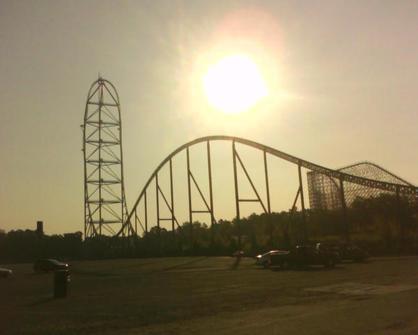 Kingda Ka Sunrise - 8:30 a.m.