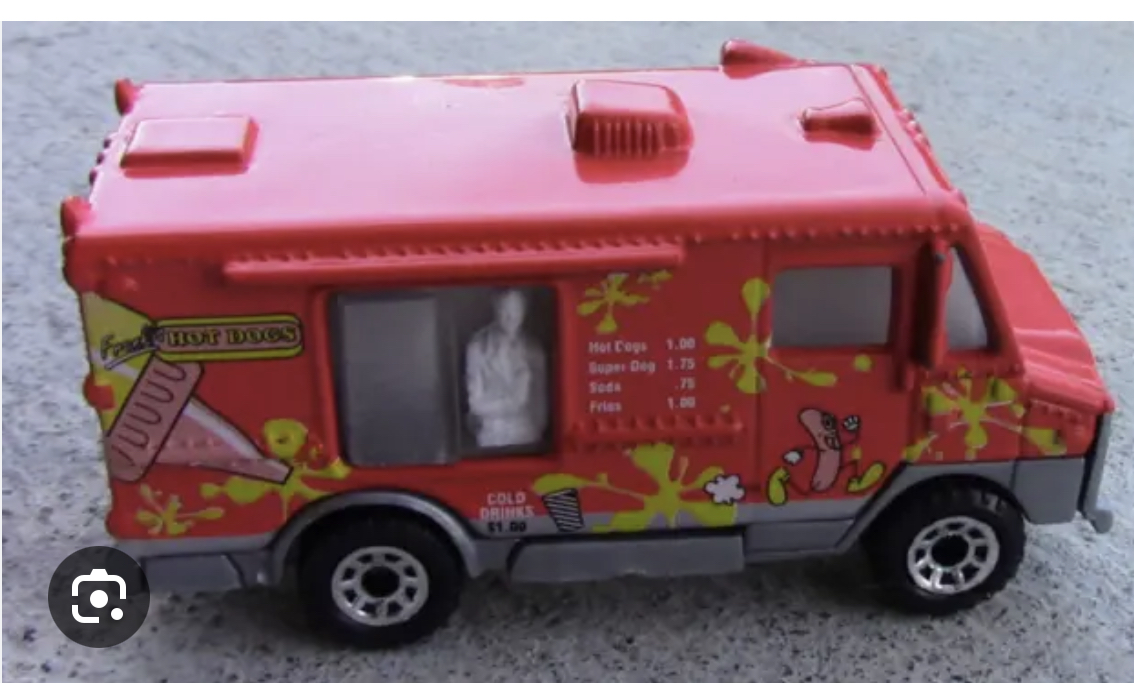Matchbox ice cream truck shop