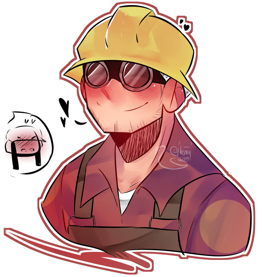 Engineer {TEAM FORTRESS 2} by Leona0Can0 on DeviantArt
