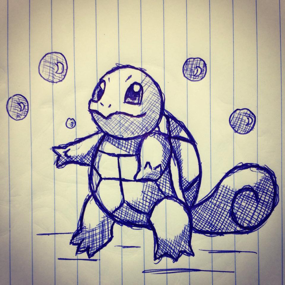 Squirtle Cross-Hatching