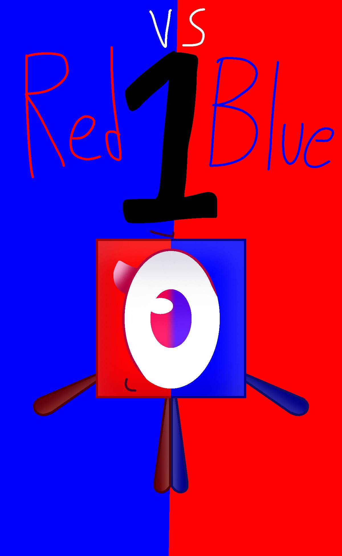 Red vs Blue but its Numberblocks cover by Namimi2006 on DeviantArt