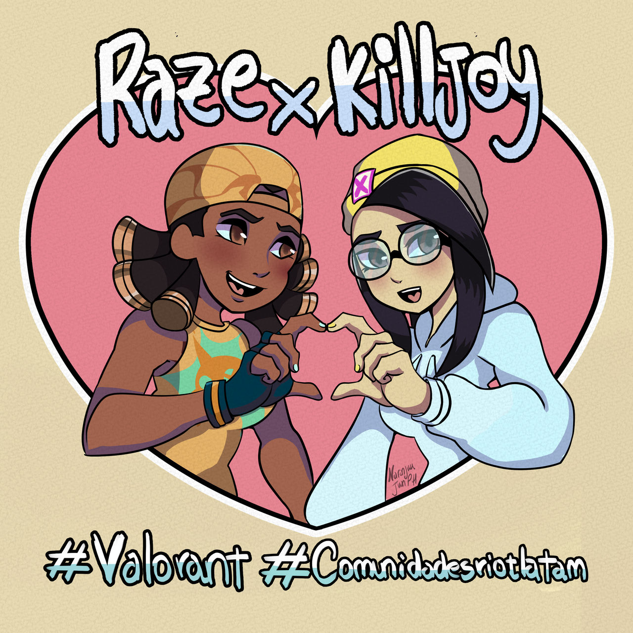 Killjoy X Raze Card Raze x Killjoy by Naranjuuu on DeviantArt