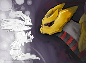 Reshiram and Giratina