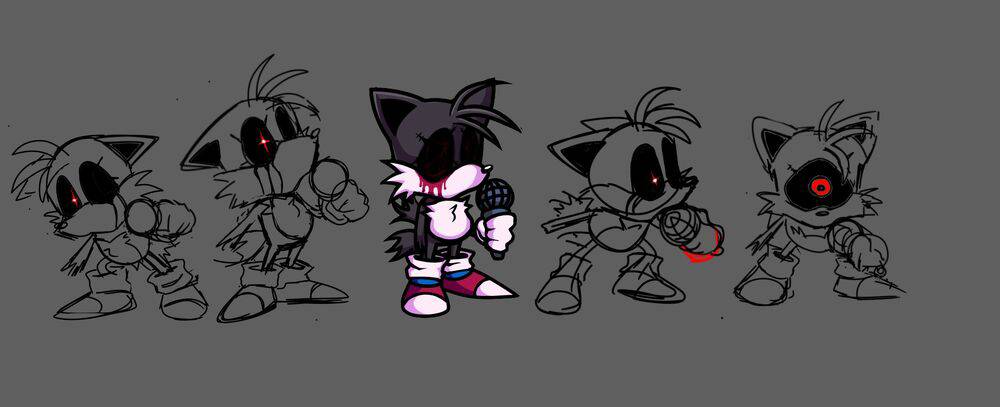 Fnf vs sonic.exe 3.0 leak soul tails sprites by ARandoFNFPerson on  DeviantArt