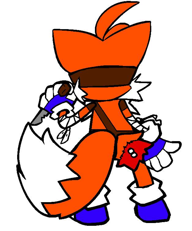 Tails Ate Starved Eggman by MillerTheCockroach on DeviantArt