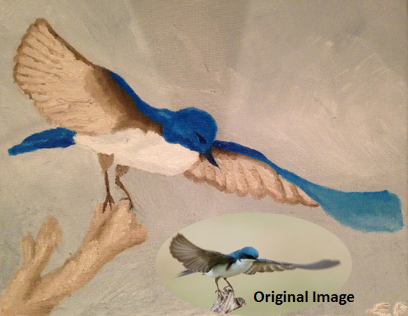 Tree Swallow (Oil Painting)