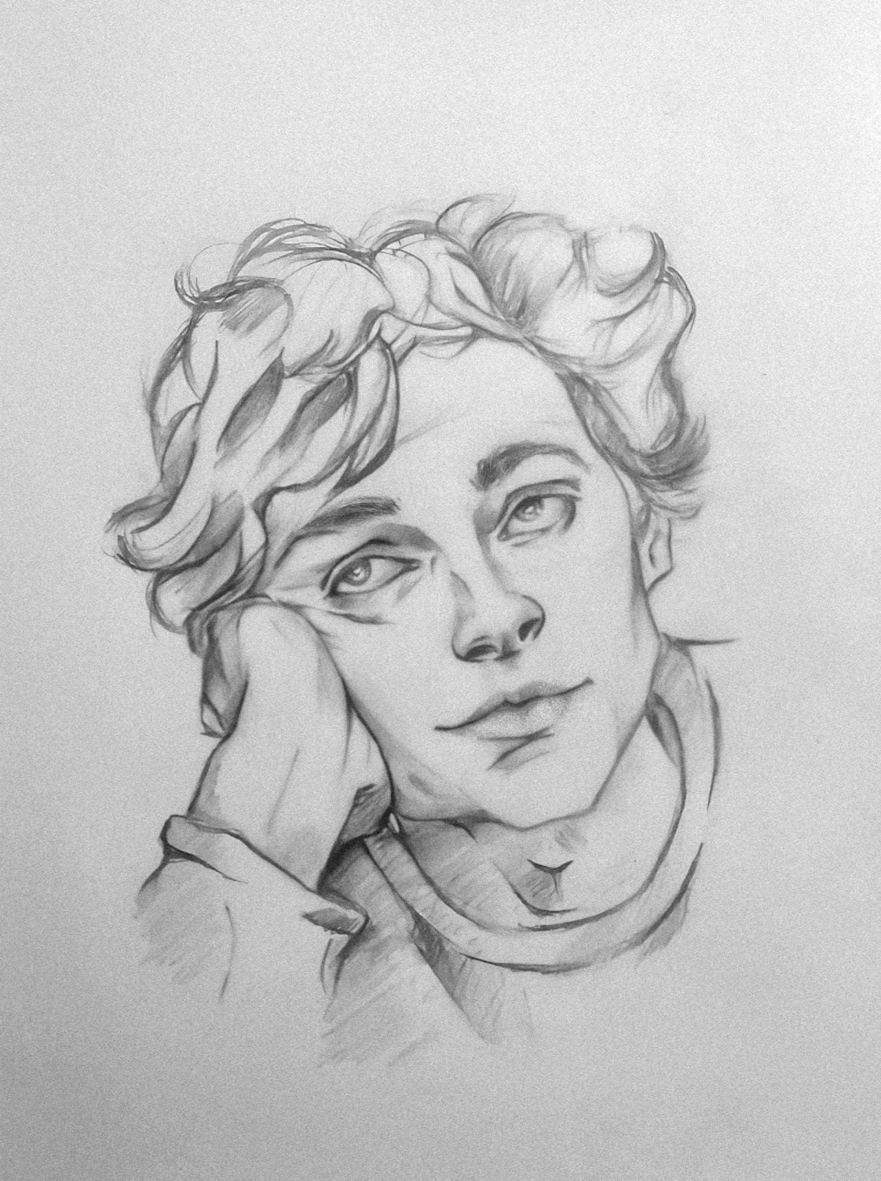 Timothee Chalamet Sketch by TheArtCart21 on DeviantArt