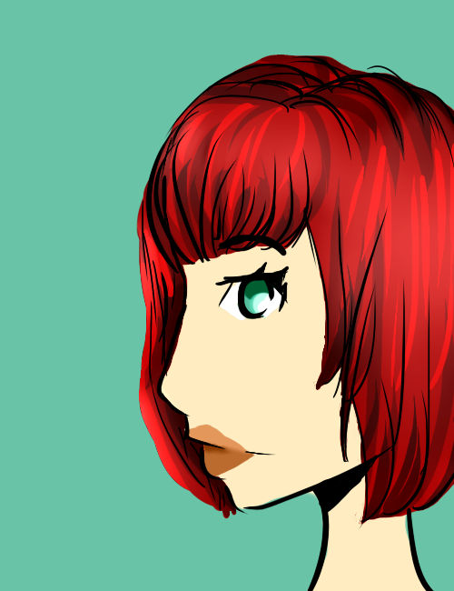 Side profile by CosmicMeow on DeviantArt