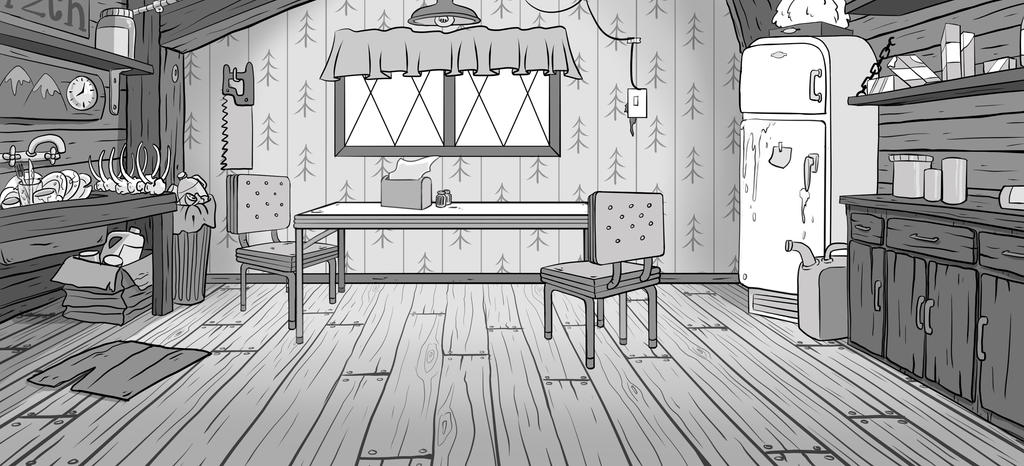 Mystery Shack kitchen by MayakaEd on DeviantArt
