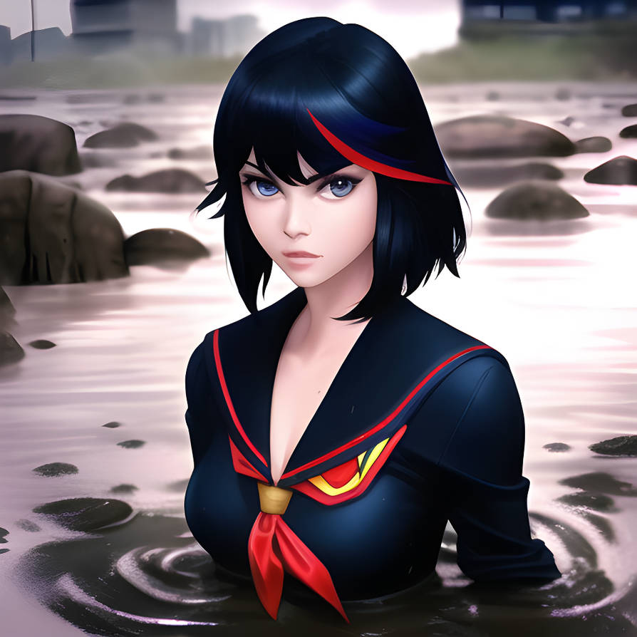 Ryuko Matoi (Kill la Kill) in Quicksand by QSAI-Concepts on DeviantArt