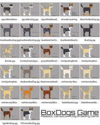 BoxDogs Computer Game Colour Concepts