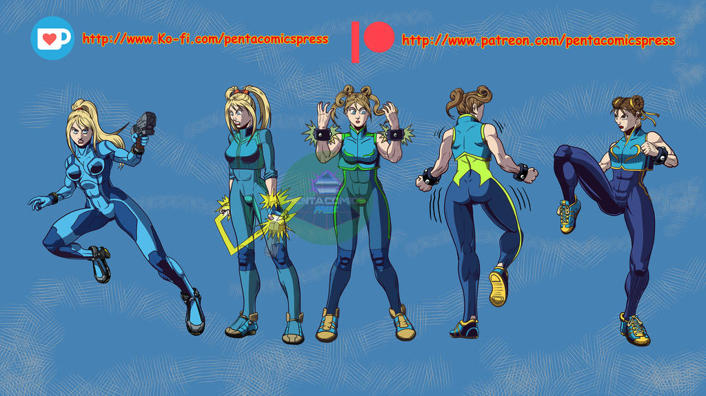 Samus into Chunli TF by Pentacomicspress on DeviantArt