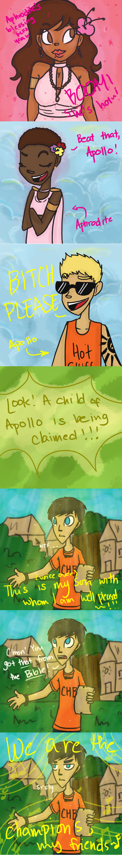 How Apollo claims his children