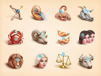 Astrology icons
