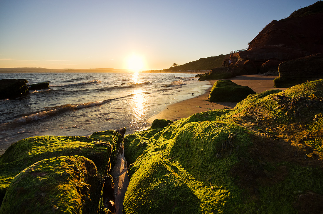 Orcombe Point Sunset by adamlack