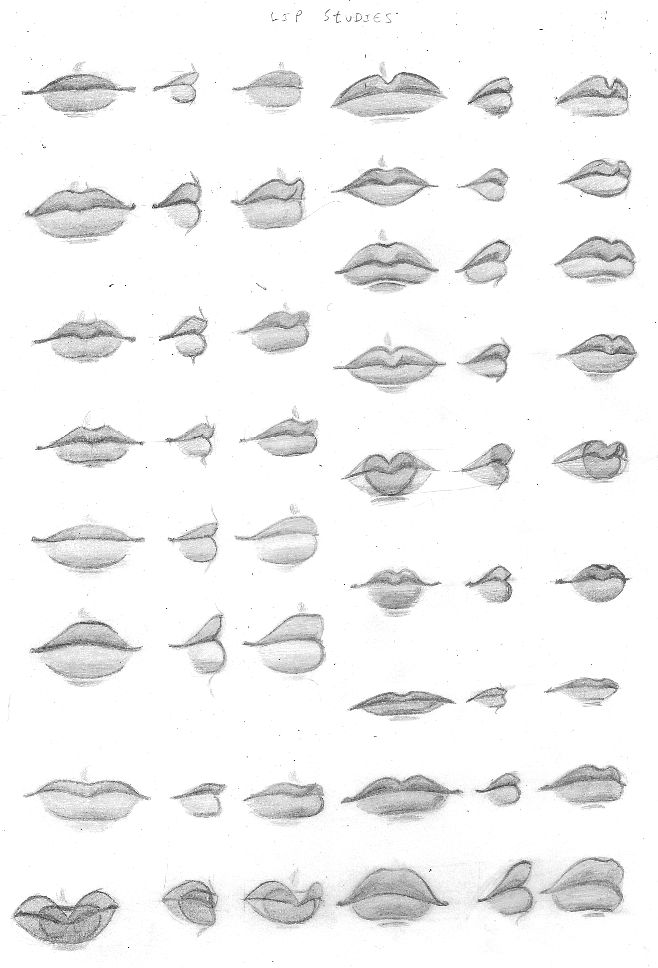 Modeling Lip Geometry Lips by chibiki on DeviantArt