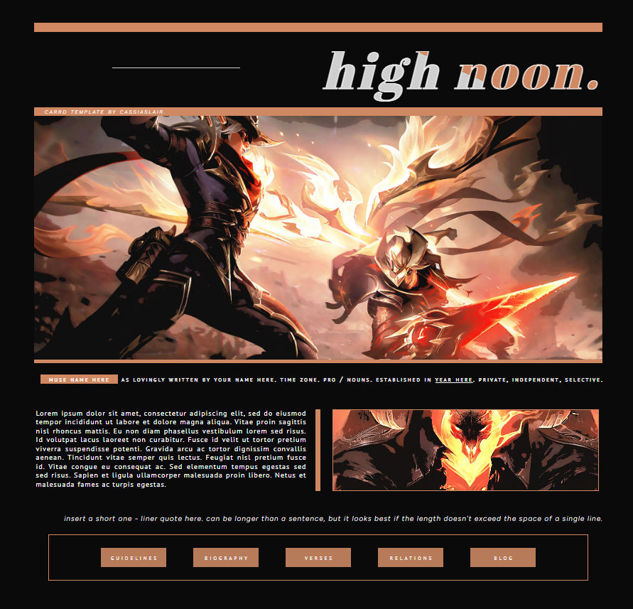 PAID carrd template HIGH NOON. (pro lite) by cassiaslair on DeviantArt PAID carrd template HIGH NOON. (pro lite) by cassiaslair on DeviantArt