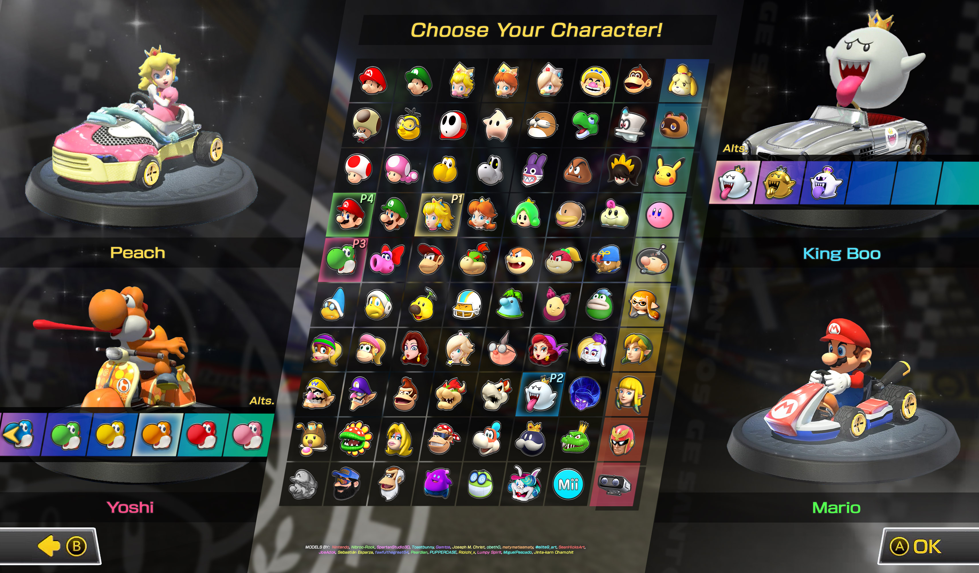 MK Character Select Mock-up (4P Ver.) by Akashiyaono on DeviantArt