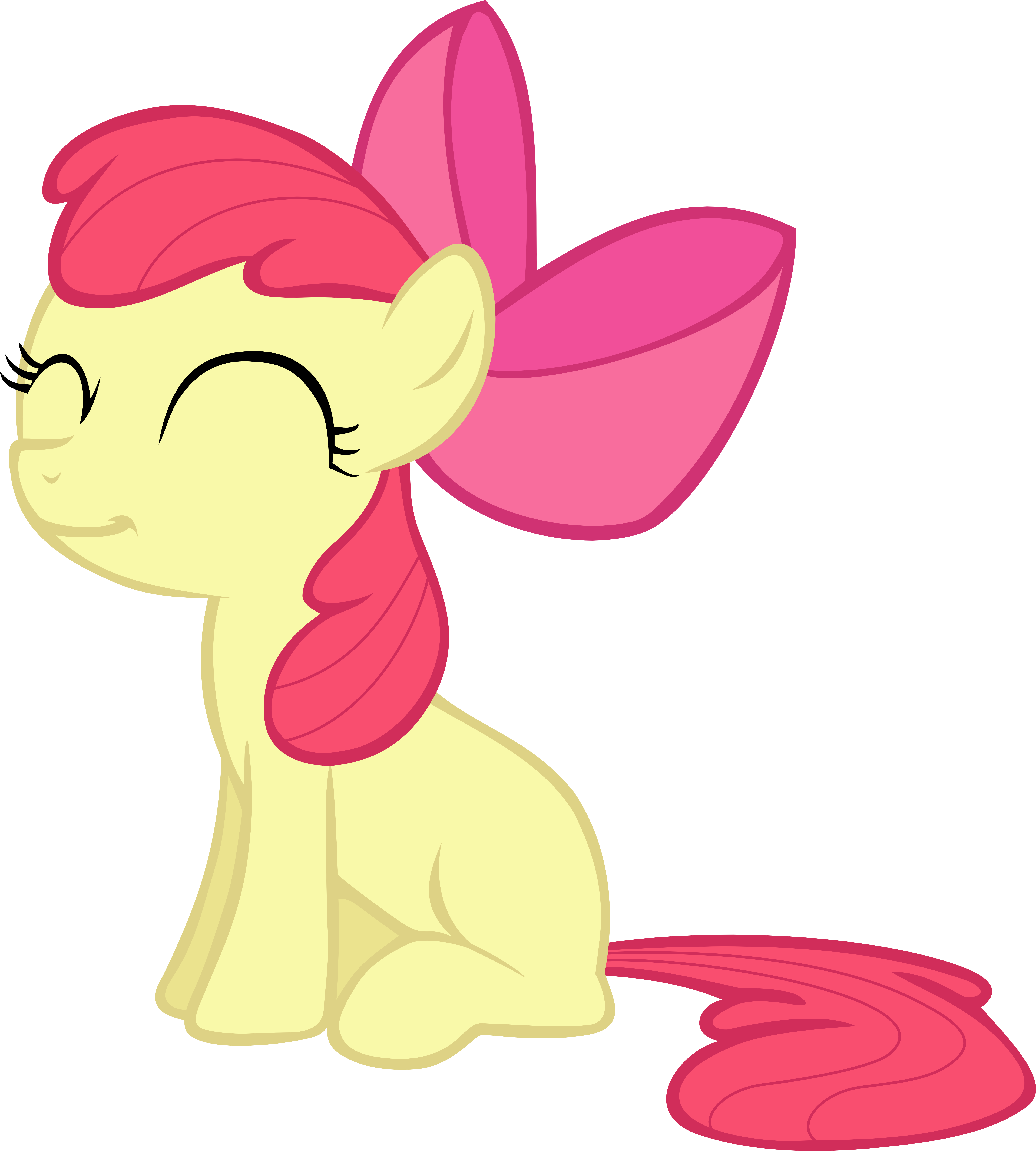 Request: Smiling Applebloom vector