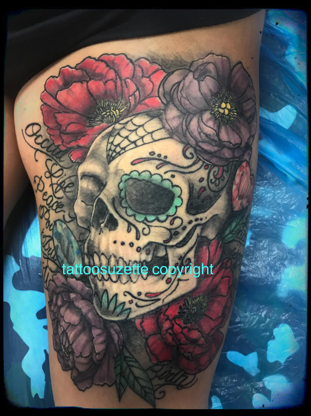 Tattoo Tete De Mort Mexicaine By Tattoosuzette On Deviantart Tattoo Tete De Mort Mexicaine By Tattoosuzette On Deviantart
