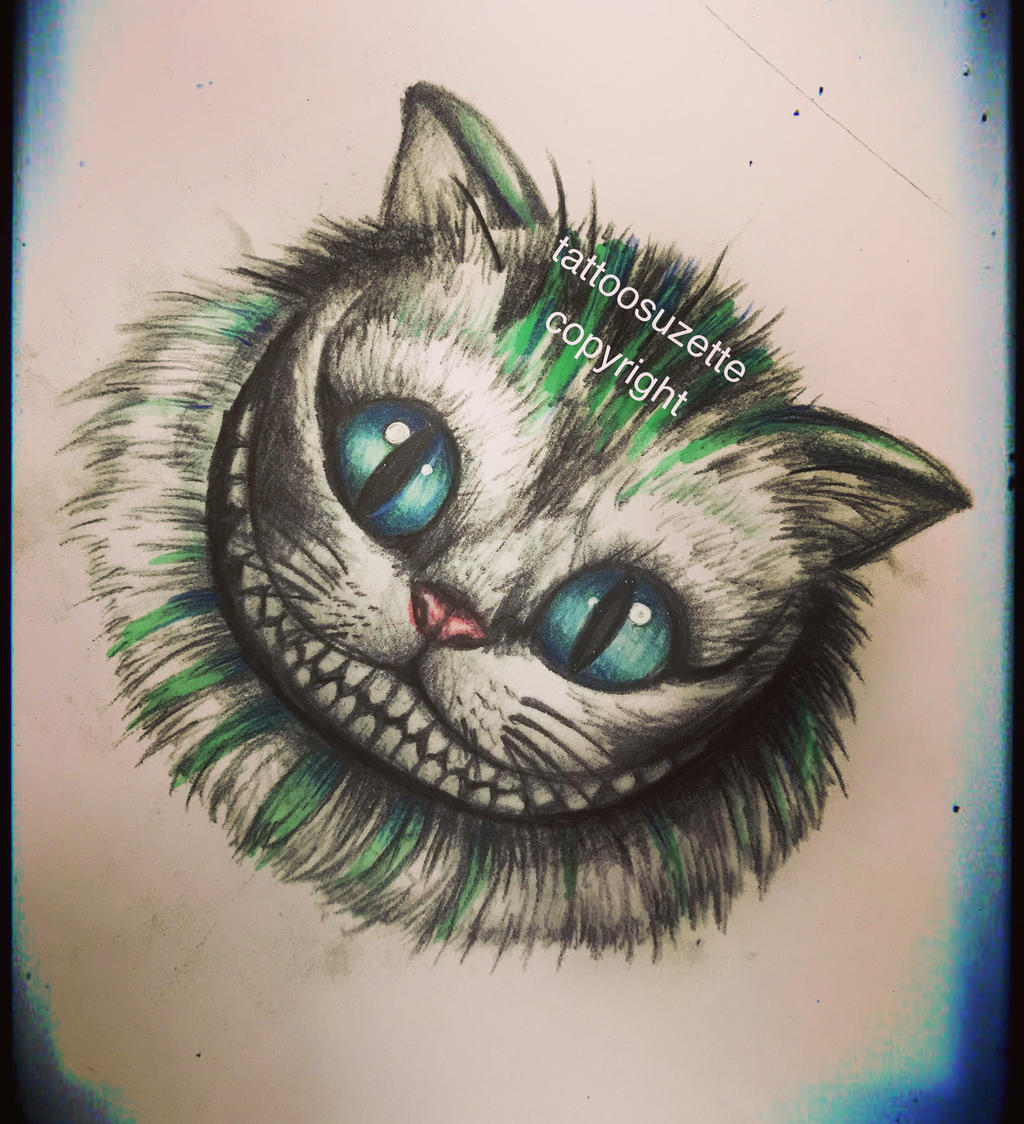 Tatouage Chat Cheshire By Tattoosuzette On Deviantart Tatouage Chat Cheshire By Tattoosuzette On Deviantart