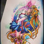 sailor moon tattoo design