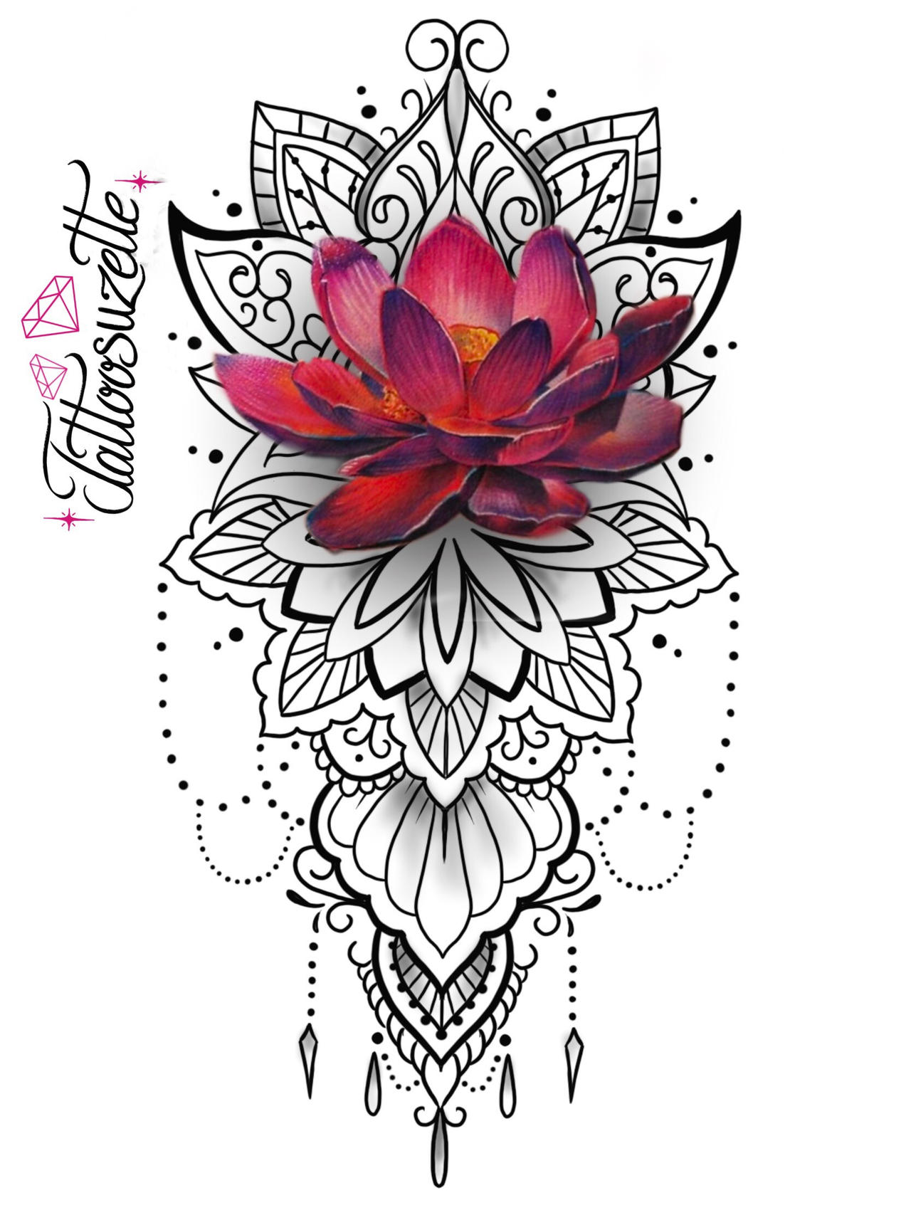 Mandala Lotus Flower Tattoo Designs Best Flower Site