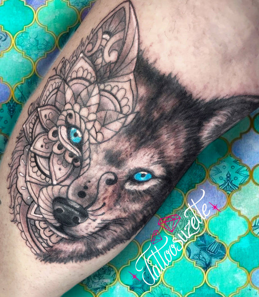 Tatouage Loup Mandala By Tattoosuzette On Deviantart Tatouage Loup Mandala By Tattoosuzette On Deviantart