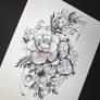 tatouage fleur mandala