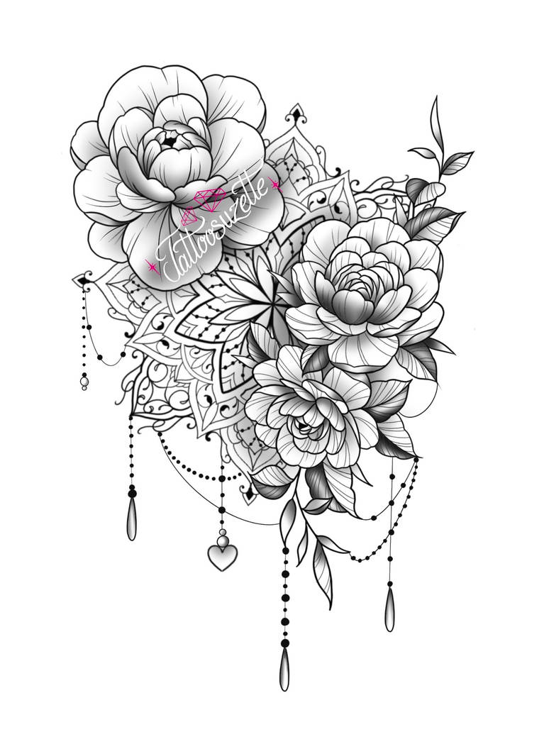 Flower mandala tattoo design by tattoosuzette on DeviantArt