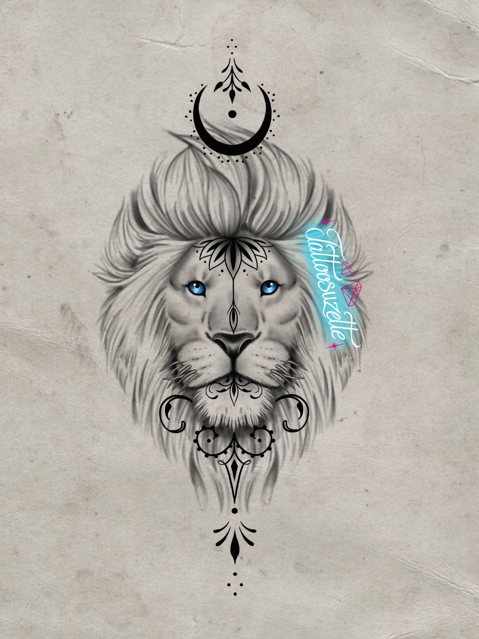 Tatouage Lion Mandala By Tattoosuzette On Deviantart Tatouage Lion Mandala By Tattoosuzette On Deviantart