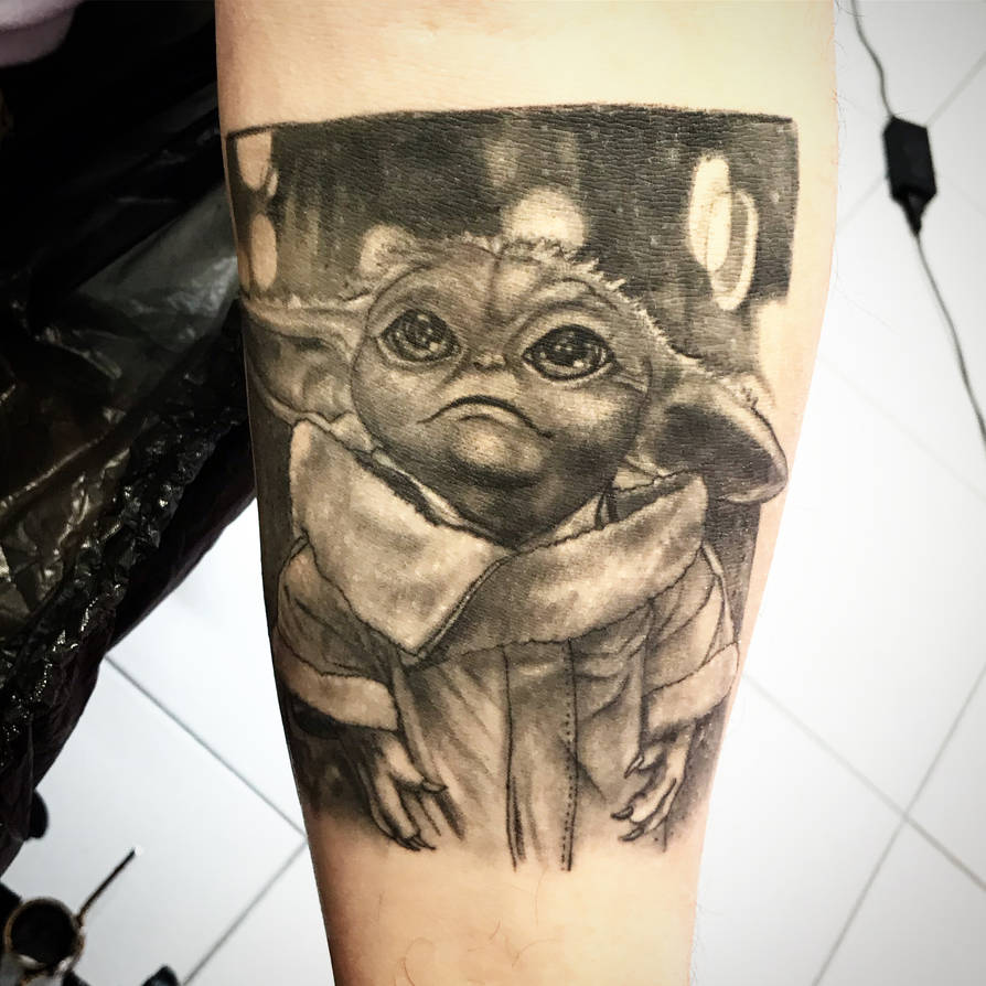 Tatouage Baby Yoda By Tattoosuzette On Deviantart Tatouage Baby Yoda By Tattoosuzette On Deviantart