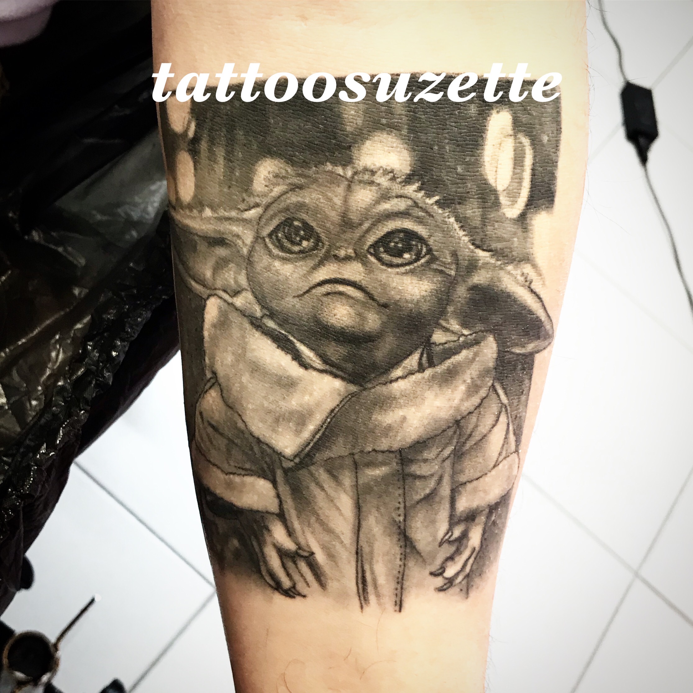 Baby Yoda Tattoo By Tattoosuzette On Deviantart Baby Yoda Tattoo By Tattoosuzette On Deviantart