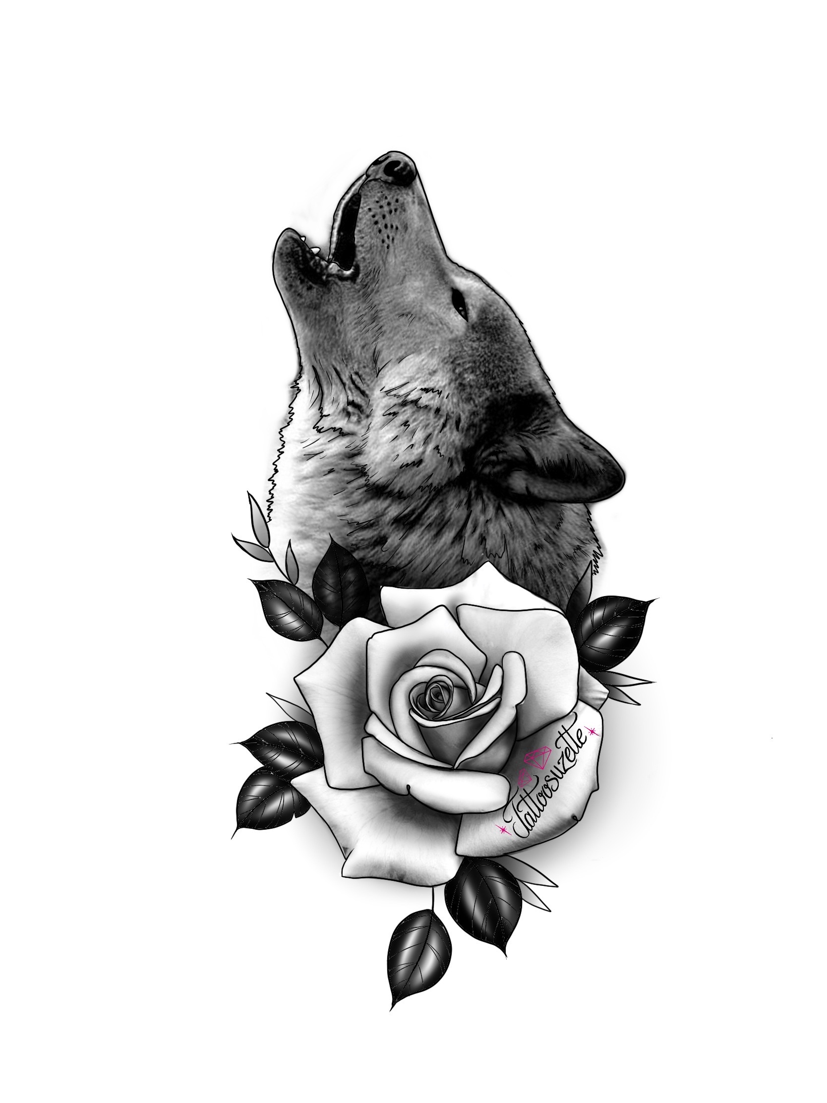 Tatouage Loup By Tattoosuzette On Deviantart Tatouage Loup By Tattoosuzette On Deviantart