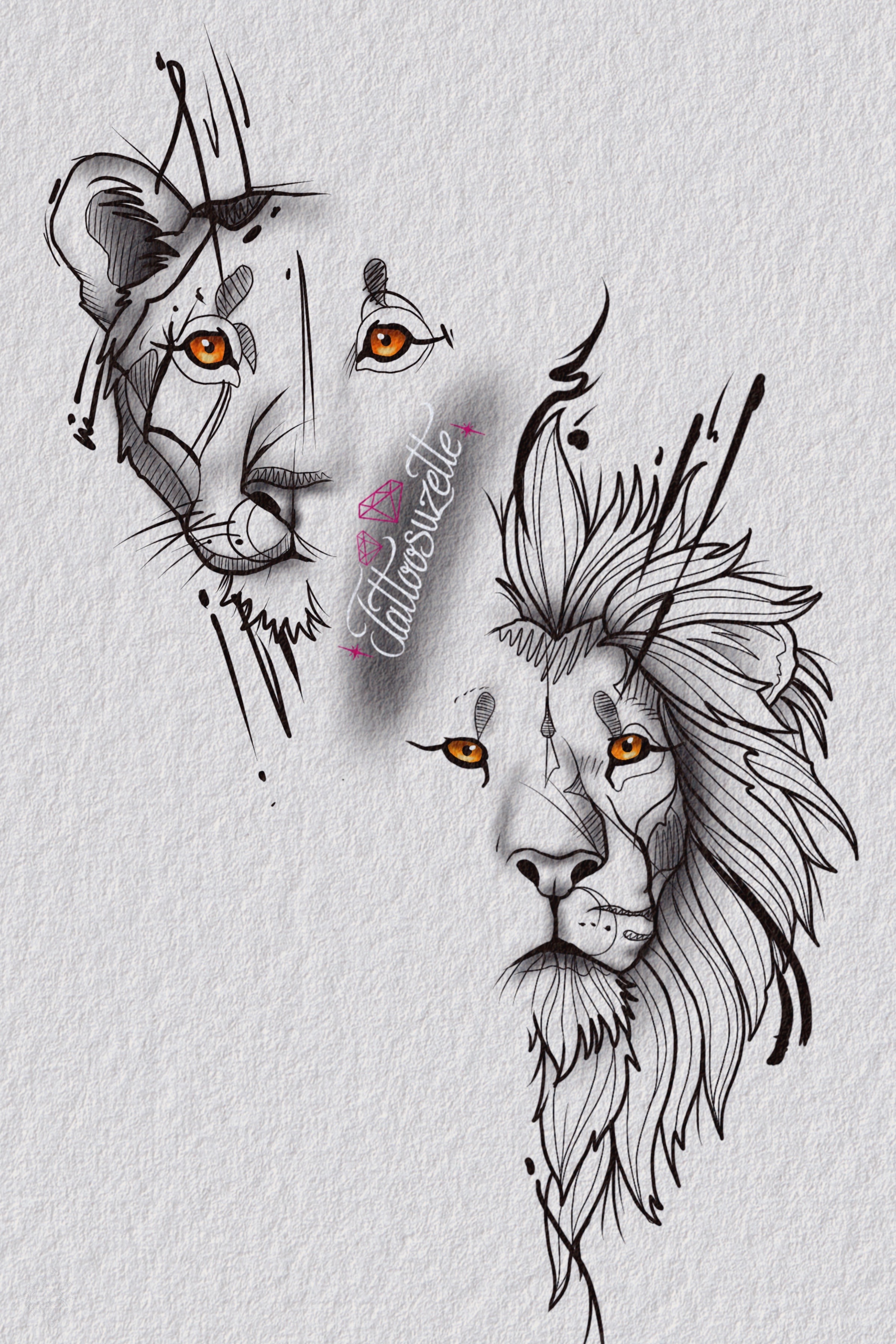 Tatouage Lion By Tattoosuzette On Deviantart Tatouage Lion By Tattoosuzette On Deviantart