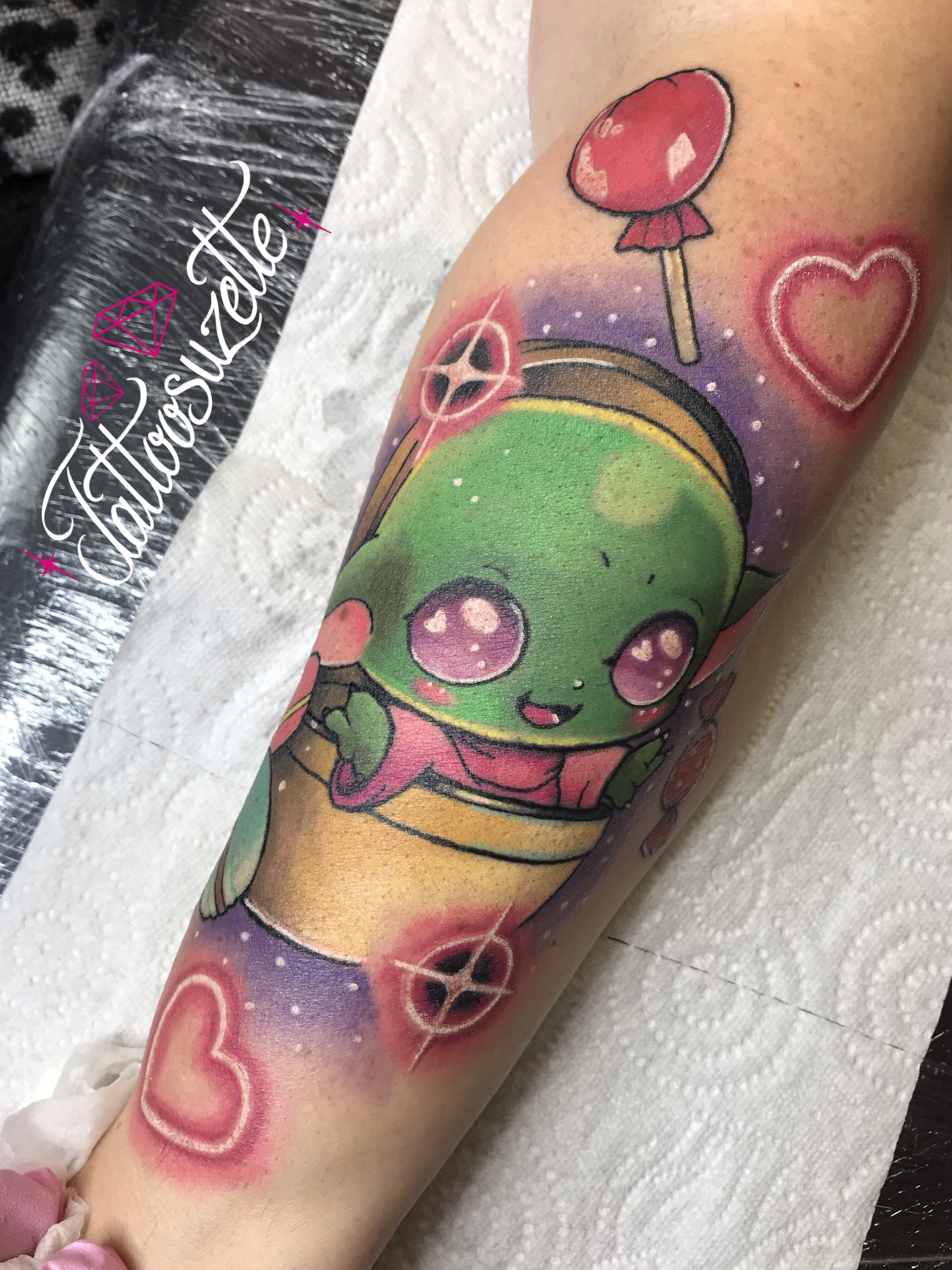 Tatouage Baby Yoda By Tattoosuzette On Deviantart Tatouage Baby Yoda By Tattoosuzette On Deviantart