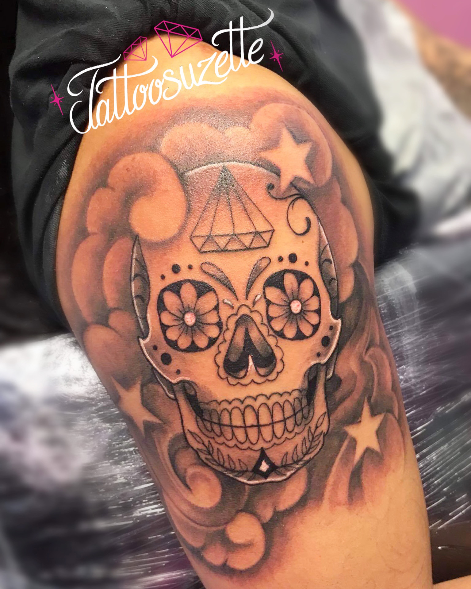 Tatouage Tete De Mort Mexicaine By Tattoosuzette On Deviantart Tatouage Tete De Mort Mexicaine By Tattoosuzette On Deviantart