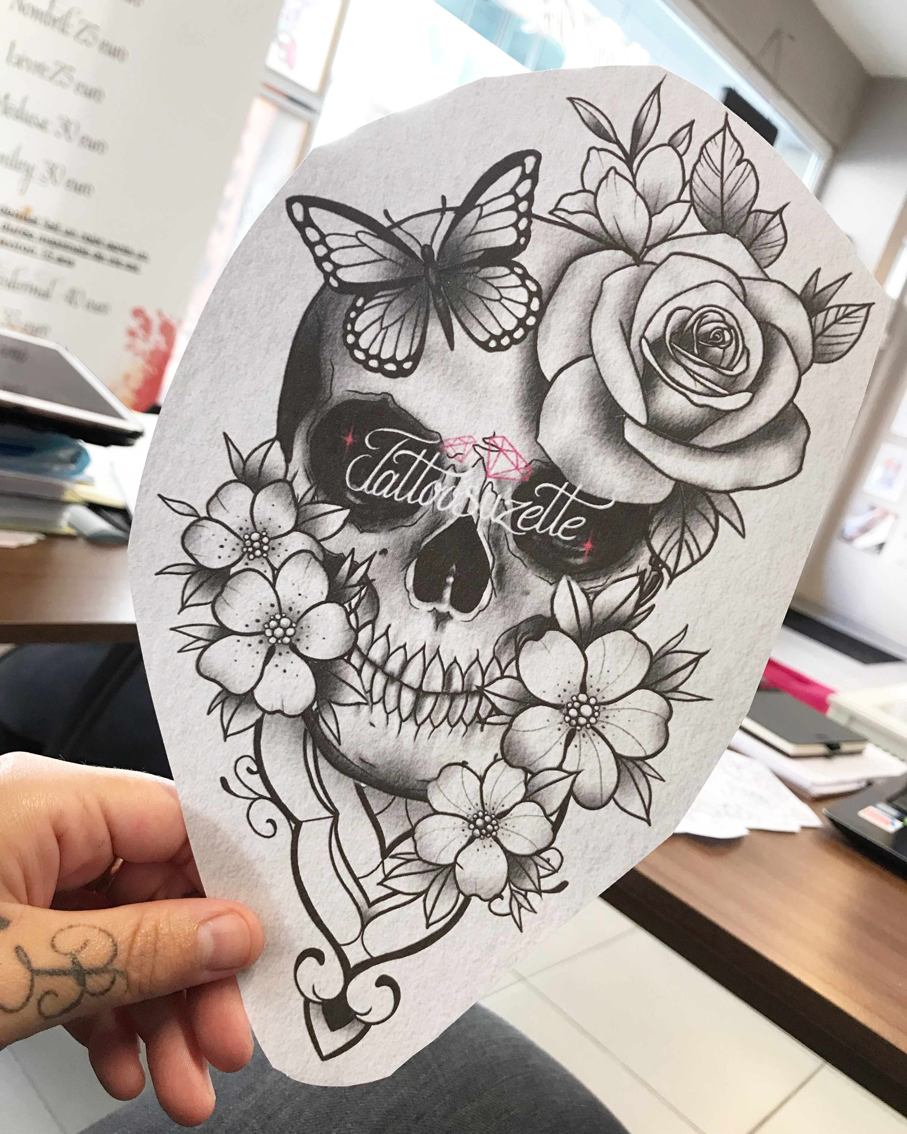 Tatouage Tete De Mort Fleur Mandala By Tattoosuzette On Deviantart Tatouage Tete De Mort Fleur Mandala By Tattoosuzette On Deviantart