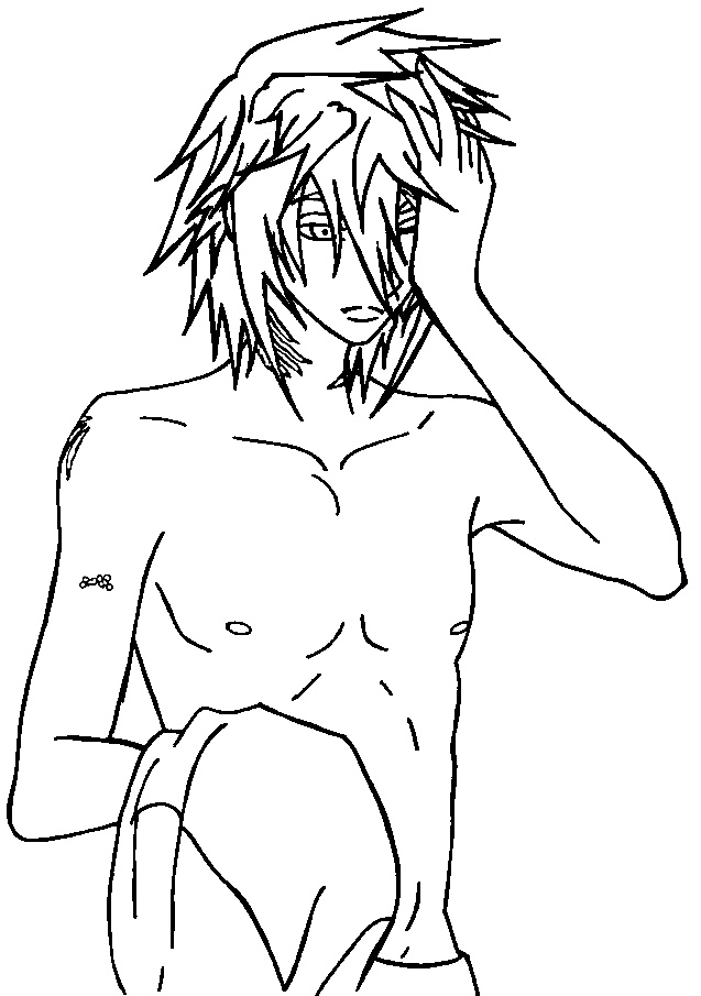 Just From The Shower-Uncolored