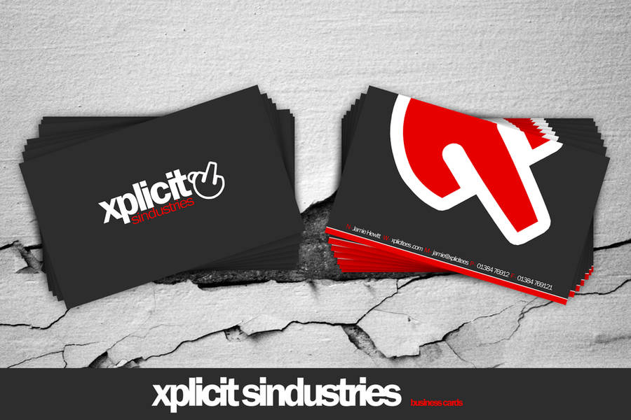 .:xplicit business cards:. by 7UR