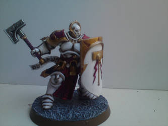 stormcast eternal with white colour scheme