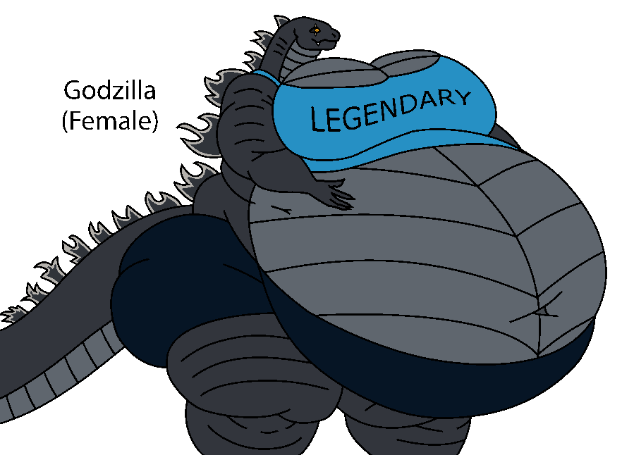 Voraciously satisfied Godzilla by RobMaul02 on DeviantArt
