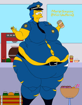 Officer Marge's on break over snacking